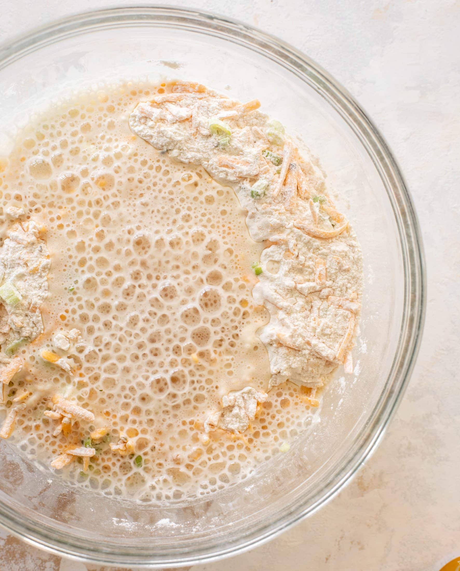 cheddar scallion beer bread