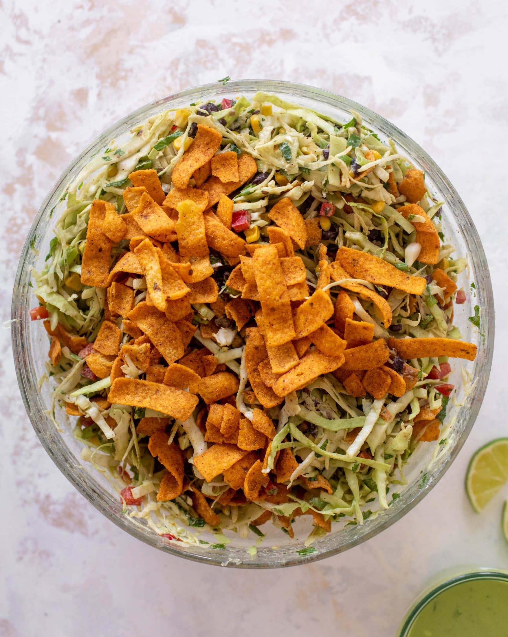 grilled taco chicken with frito slaw